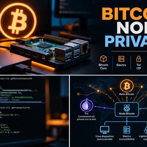 Il tuo nodo Bitcoin con assistenza guidata, anche Lightning Network