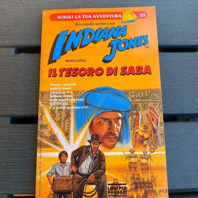 Scegli la tua avventura n.33 Indiana Jones Il tesoro di Saba
