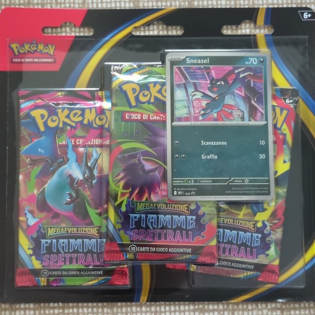 Blister tripack GCC Pokemon Fiamme Spettrali