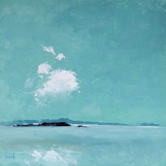 EVANESCENZE - Dipinto originale ad olio su tavola, 40×40cm