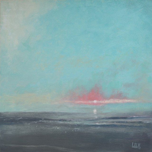 ECHI DEL TEMPO PERDUTO - Dipinto originale ad olio su tavola, 40×40cm