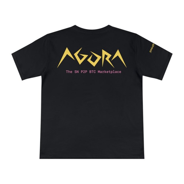 🤍🖤 ɅGORɅ 1st EDITION - Unisex T-shirt — Black, XL