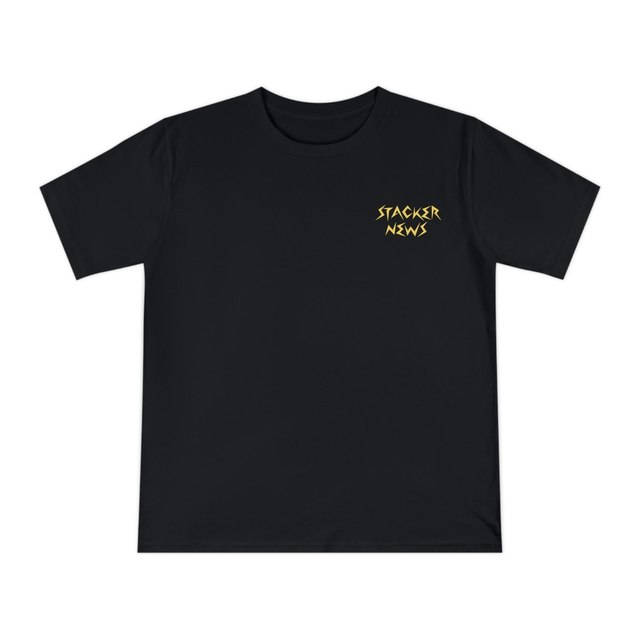 STACKER NEWS - Unisex Black T-shirt — Black, S