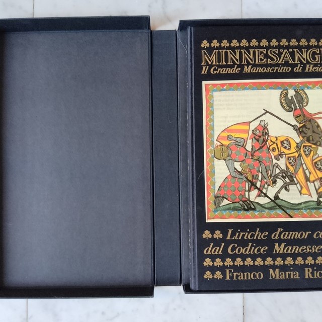 MINNESÄNGER – Il Grande Manoscritto di Heidelberg – Franco Maria Ricci – Edizione…