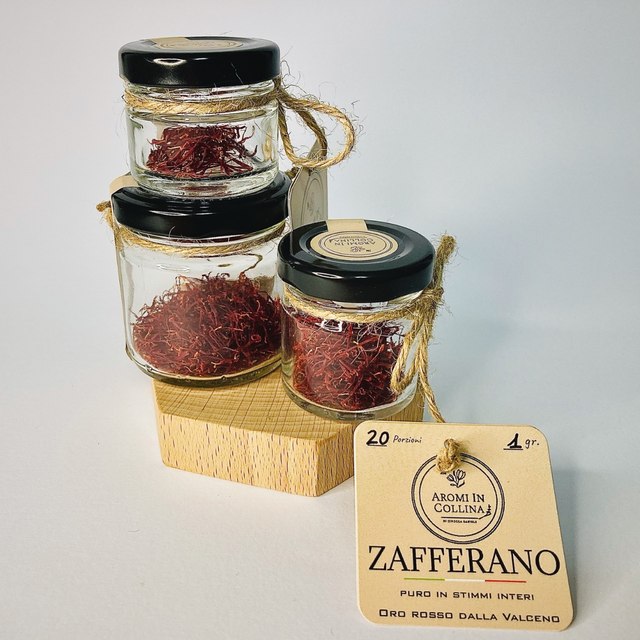 Zafferano puro in stimmi interi (0,5 gr)