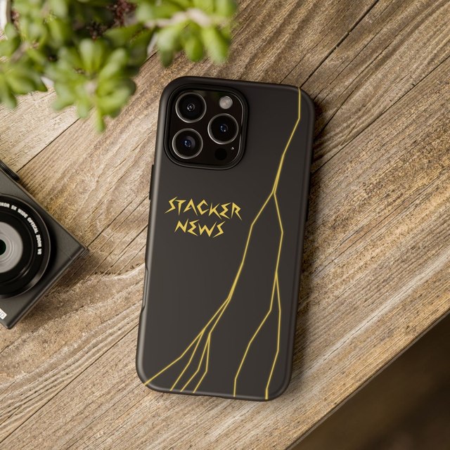 STACKER NEWS iPhone Black Tough Cases — iPhone 16 Pro Max, Matte