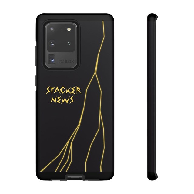 STACKER NEWS Galaxy Black Tough Cases — Samsung Galaxy S20 Ultra, Matte