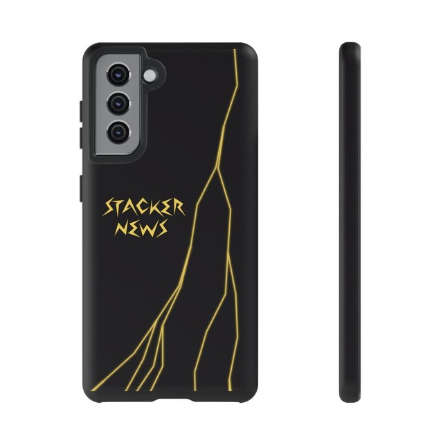 STACKER NEWS Galaxy Black Tough Cases — Samsung Galaxy S21, Matte
