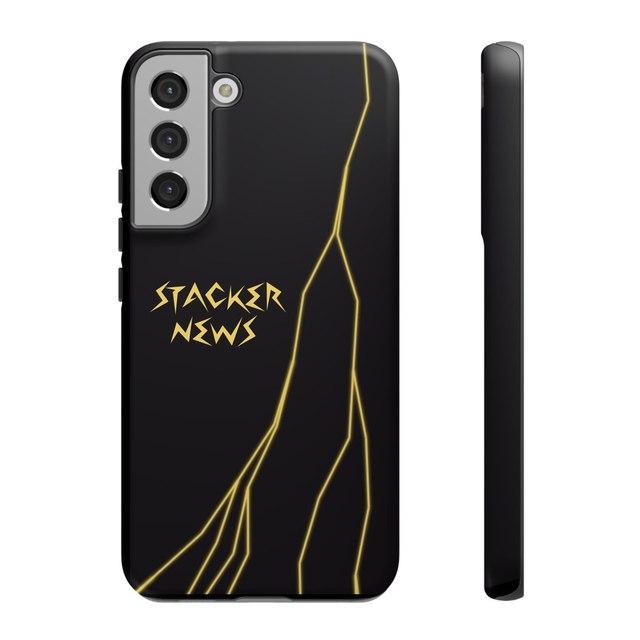 STACKER NEWS Galaxy Black Tough Cases — Samsung Galaxy S22 Plus, Matte
